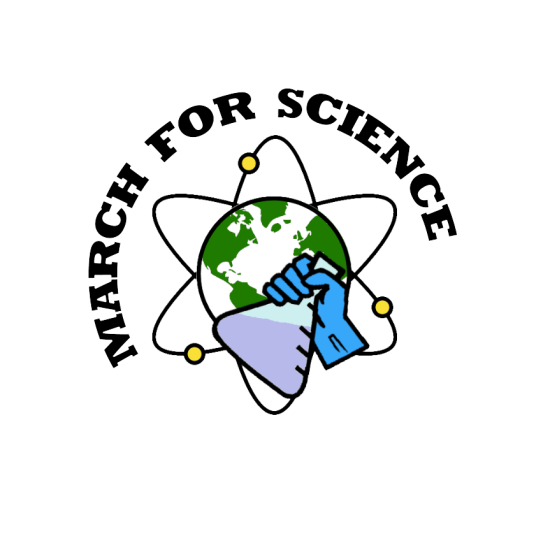 March For Science Logo designed by Rua Lupa. Nonprofit use & Attribute. 